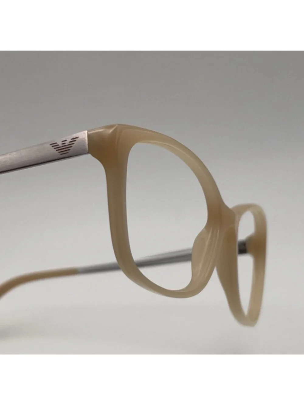 Emporio Armani EA 3026 5087 Eyeglass Sunglass Frames Pearl Peach Beige 52-15-140